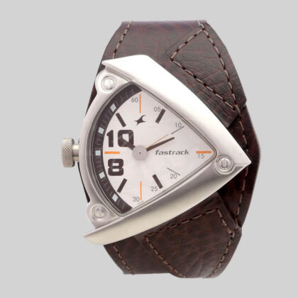 FASTRACK GUYS LEATHER ANALOG WHITE WATCHES - 3022SL01