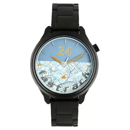 Fastrack ROAD TRIP BICOLOUR DIAL STAINLESS STEEL STRAP WATCH NN6188NM02