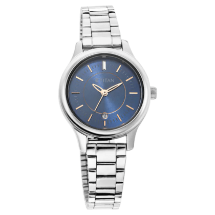 TITAN Blue Dial Analog Watch 2638SM01