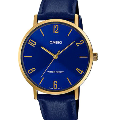 Casio Enticer Analog Blue Dial Men's Watch - MTP-VT01GL-2B2UDF
