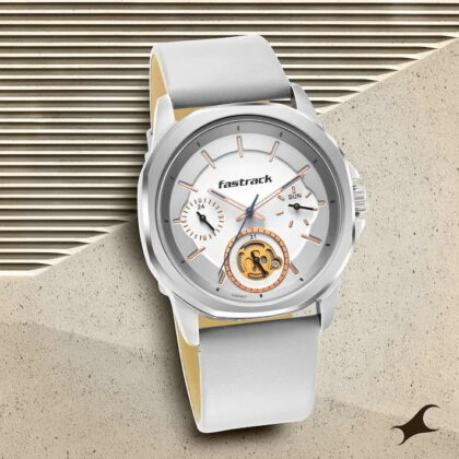 EXUBERANT ANALOG WHITE DIAL WATCH 3283SL01