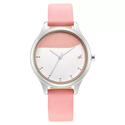 FASTRACK STUNNERS IN PINK DIAL & METAL STRAP 6280SL01