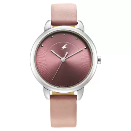 FASTRACK STUNNERS IN PURPLE DIAL & METAL STRAP 6282SL02