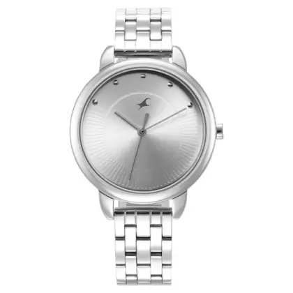 FASTRACK STUNNERS IN SILVER DIAL & METAL STRAP 6282SM01