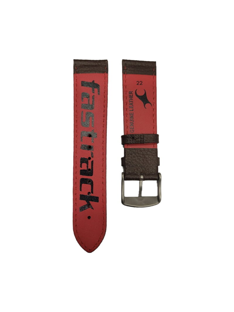 Fastrack 22 mm chocolate colour original leather strap for 3084sl02 - Image 2