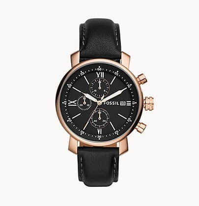 FOSSIL BQ1008 Rhett Chronograph Brown Leather Watch