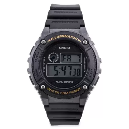 Casio W216H1B Black Watch for man
