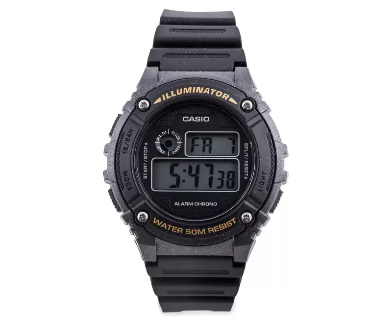 Casio W216H1B Black Watch for man