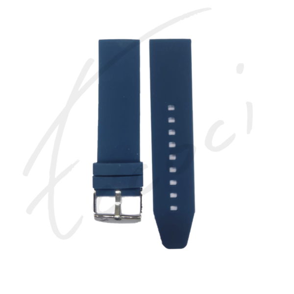 24 mm Blue silicon strap