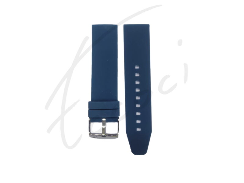 24 mm Blue silicon strap