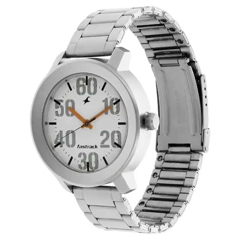 FASTRACK MEN METAL ANALOG SILVER WATCHES - 3121SM01 - Image 2