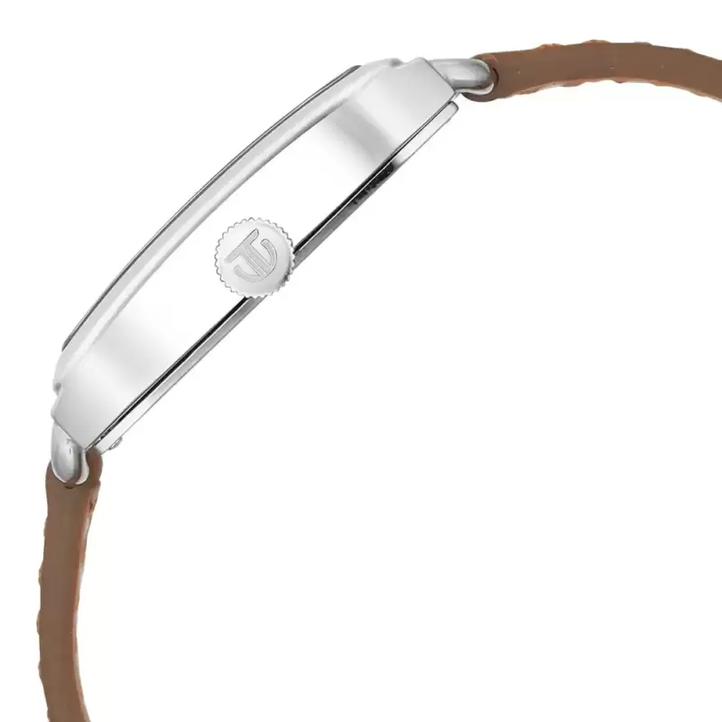 TITAN Grey Dial Leather Strap for Men 1676SL02 - Image 3