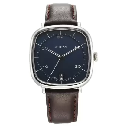 TITAN Neo Curve Anthracite Brown Watch for Men 1885SL03