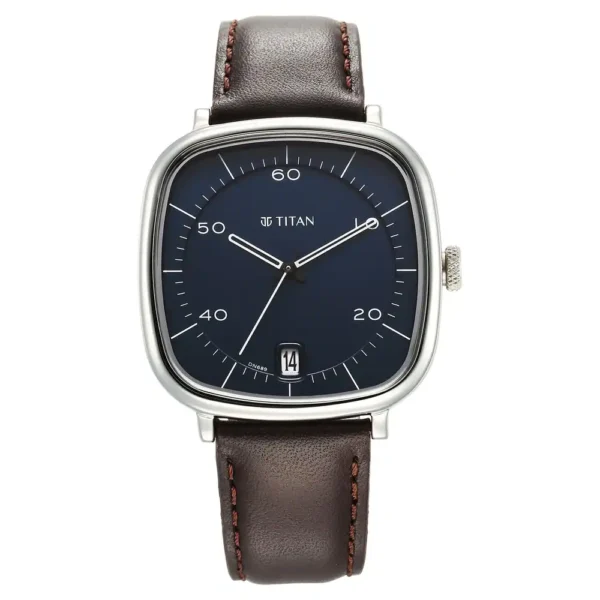 TITAN Neo Curve Anthracite Brown Watch for Men 1885SL03