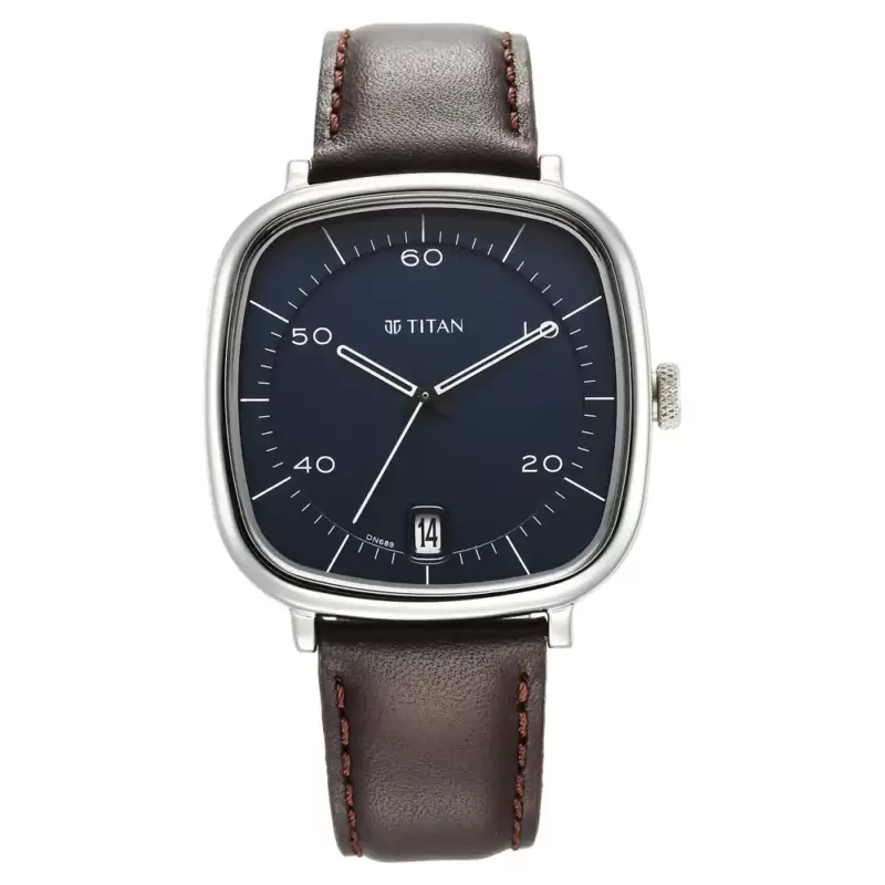 TITAN Neo Curve Anthracite Brown Watch for Men 1885SL03