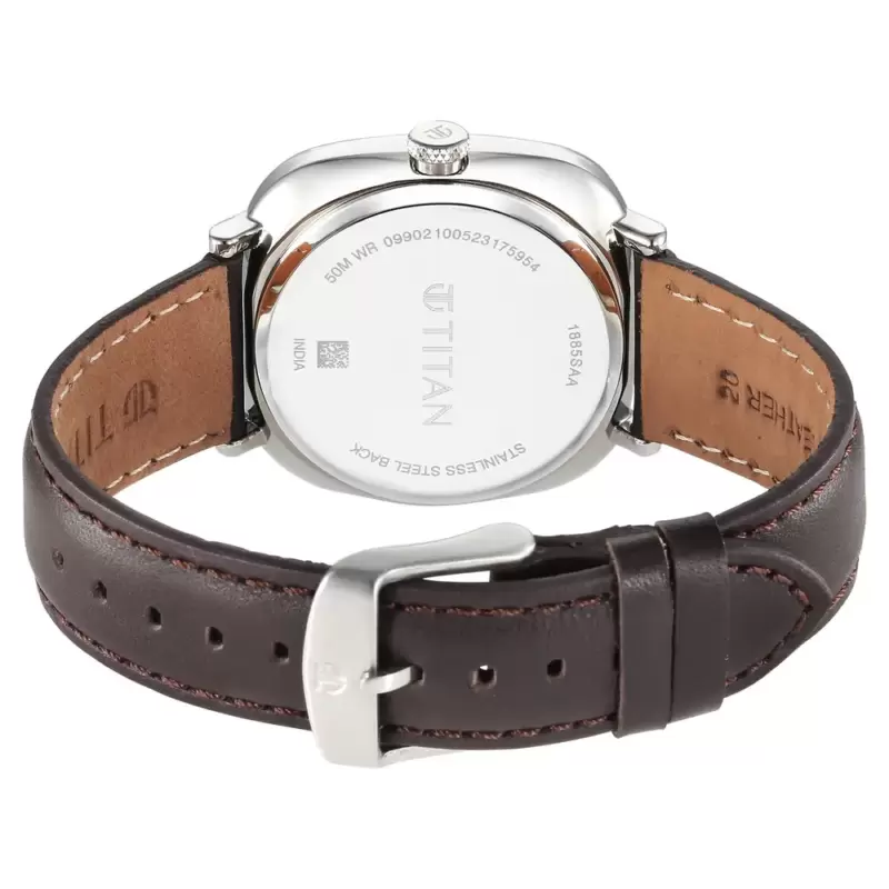 TITAN Neo Curve Anthracite Brown Watch for Men 1885SL03 - Image 5