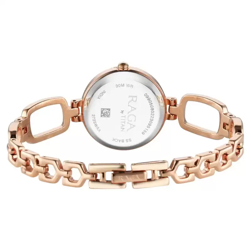 TITAN Raga Rose Gold Dial Watch for Women 2725WM01 - Image 5