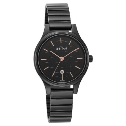 TITAN  Karishma Black Dial  Watch for Women 2679NM01