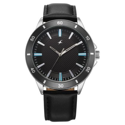 Fastrack Stunners X  38160sl03 Quartz Analog  Black Dial Leather Strap Watch
