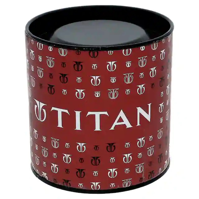 Titan Blue Dial Metal Strap Watch 1825km01 - Image 5