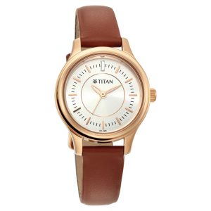 TITAN Silver Dial Analog Watch 2638WL01