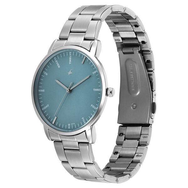Fastrack Stunners X 38159SM04 Quartz Analog Blue Dial Stainless Steel Strap Watch - Image 2