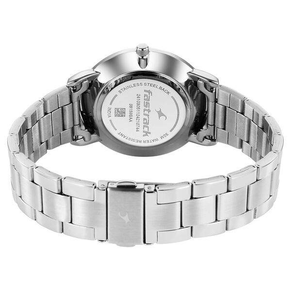 Fastrack Stunners X 38159SM04 Quartz Analog Blue Dial Stainless Steel Strap Watch - Image 4