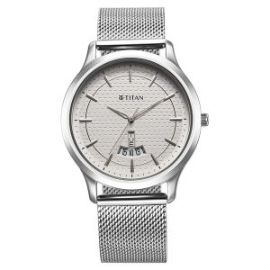 Titan Karishma 1825SM10 Silver Dial Men's Watch