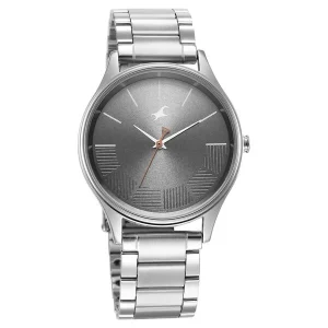 Fastrack Stunners 3291SM01 (Grey Dial / Metal Strap) intended for men