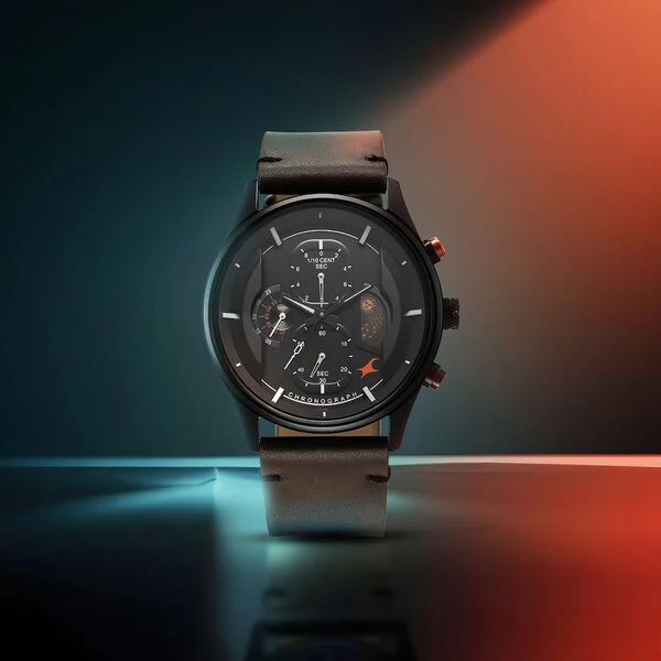 Fastrack Opulence Sun Moon 3315kl03 Chronograph watch