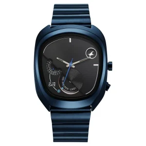 Fastrack UFO 3327qm01 Quartz Multifunction Black Dial Watch