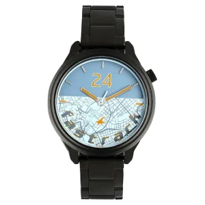 Fastrack ROAD TRIP BICOLOUR DIAL STAINLESS STEEL STRAP WATCH NN6188NM02