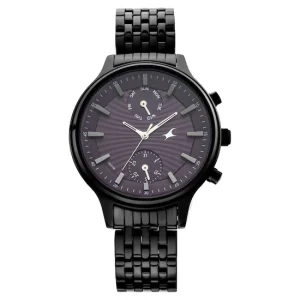 FASTRACK X ANANYA PANDAY - RUFFLES PURPLE DIAL STAINLESS STEEL STRAP WATCH 6208NM01