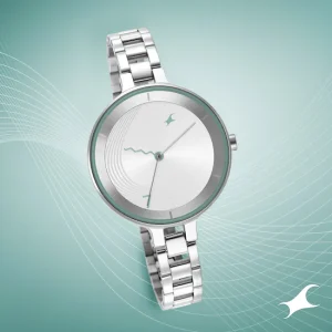 FASTRACK STUNNERS IN SILVER DIAL & METAL STRAP 6265SM01