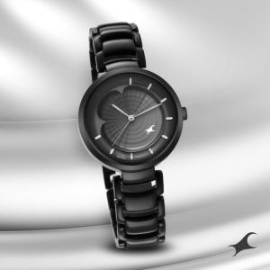 UPTOWN RETREAT ANALOG BLACK DIAL WATCH 6277NM01