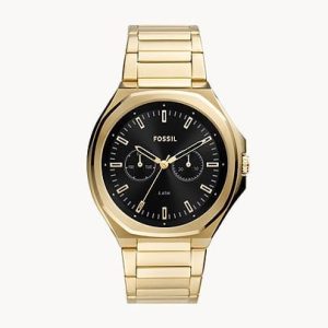 FOSSIL BQ2611 Evanston Multifunction Gold-Tone Watch