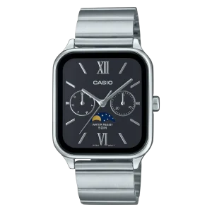 Casio MTP-M305D-1A2V – Stainless Steel Moon-Phase Men’s Watch