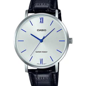 Casio Analog Silver Dial Men's Watch-MTP-VT01L-7B1