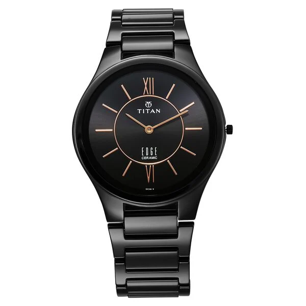 Titan Edge Ceramic 1696NC01 – Rich Black Dial Watch for Men - Image 2