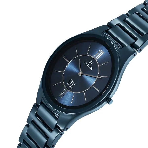 Titan Edge Ceramic 1696QC03 Blue Dial Watch - Image 2