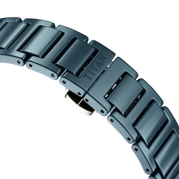 Titan Edge Ceramic 1696QC03 Blue Dial Watch - Image 5