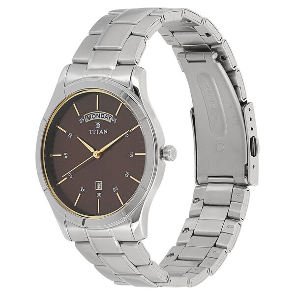 Titan Workwear 1767SM03 Brown Dial Analog Watch - Image 2