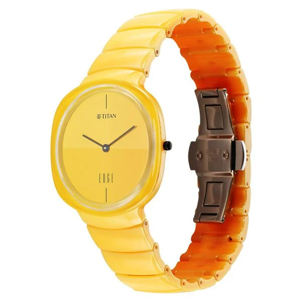 Titan EDGE Squircle Camo 1841QC08 Ceramic Strap Watch - Image 2