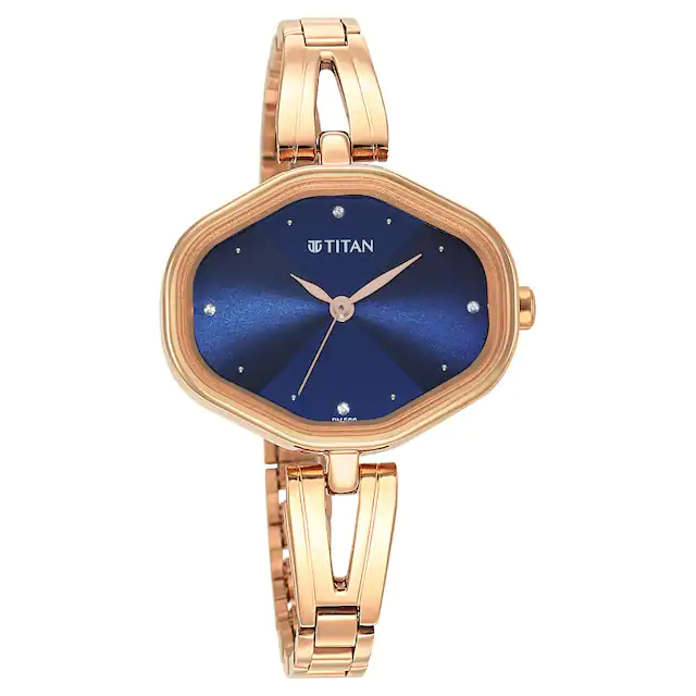 TITAN Blue Dial Watch for Women 2680WM01