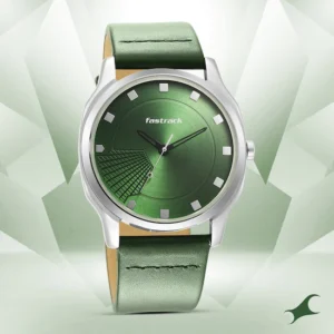 FASTRACK STUNNERS 3255SL02 GREEN DIAL WATCH