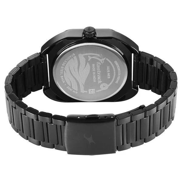 Fastrack Oceanyx 3326NM01 Men’s Watch – Green Dial & Black Strap - Image 4