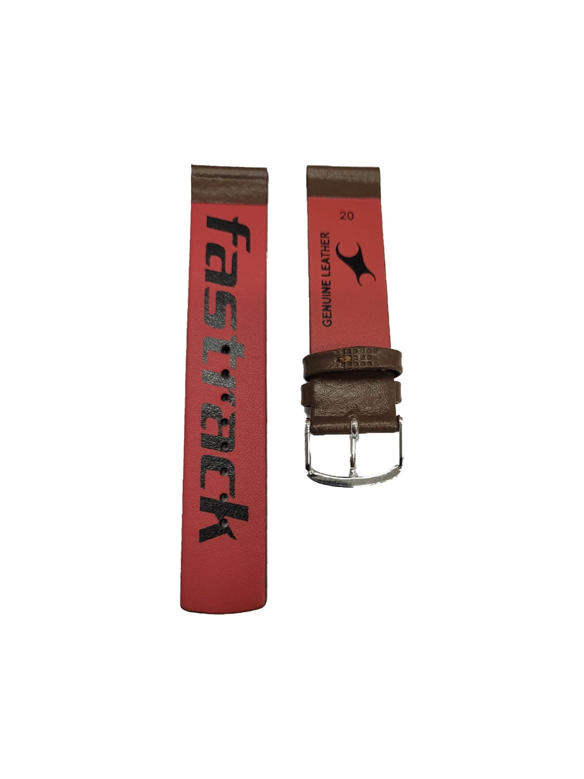 38051sl01 chocolate color Leather Straps 20mm - Image 2