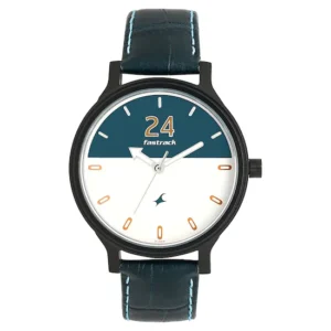 Fastrack ROAD TRIP BI-COLOUR DIAL LEATHER STRAP WATCH NM6189NL01