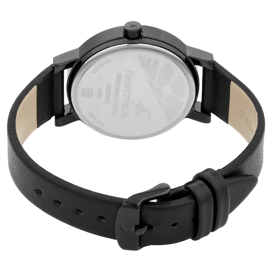 FASTRACK X ANANYA PANDAY ANIMAL PRINT WATCH WITH BLACK WITH ROSE GOLD DIAL 6222NL01 - Image 4