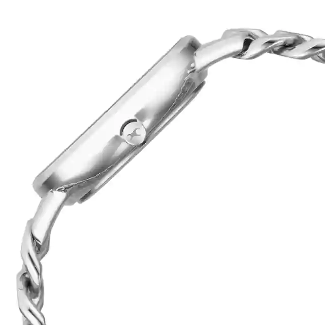 GLITCH SILVER DIAL SILVER BRASS STRAP WATCH 68026SM01 - Image 3